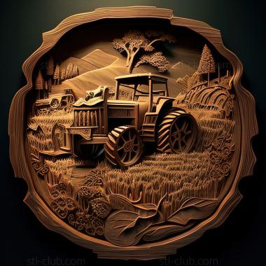 3D модель St Farming Simulator 2013 игра (STL)